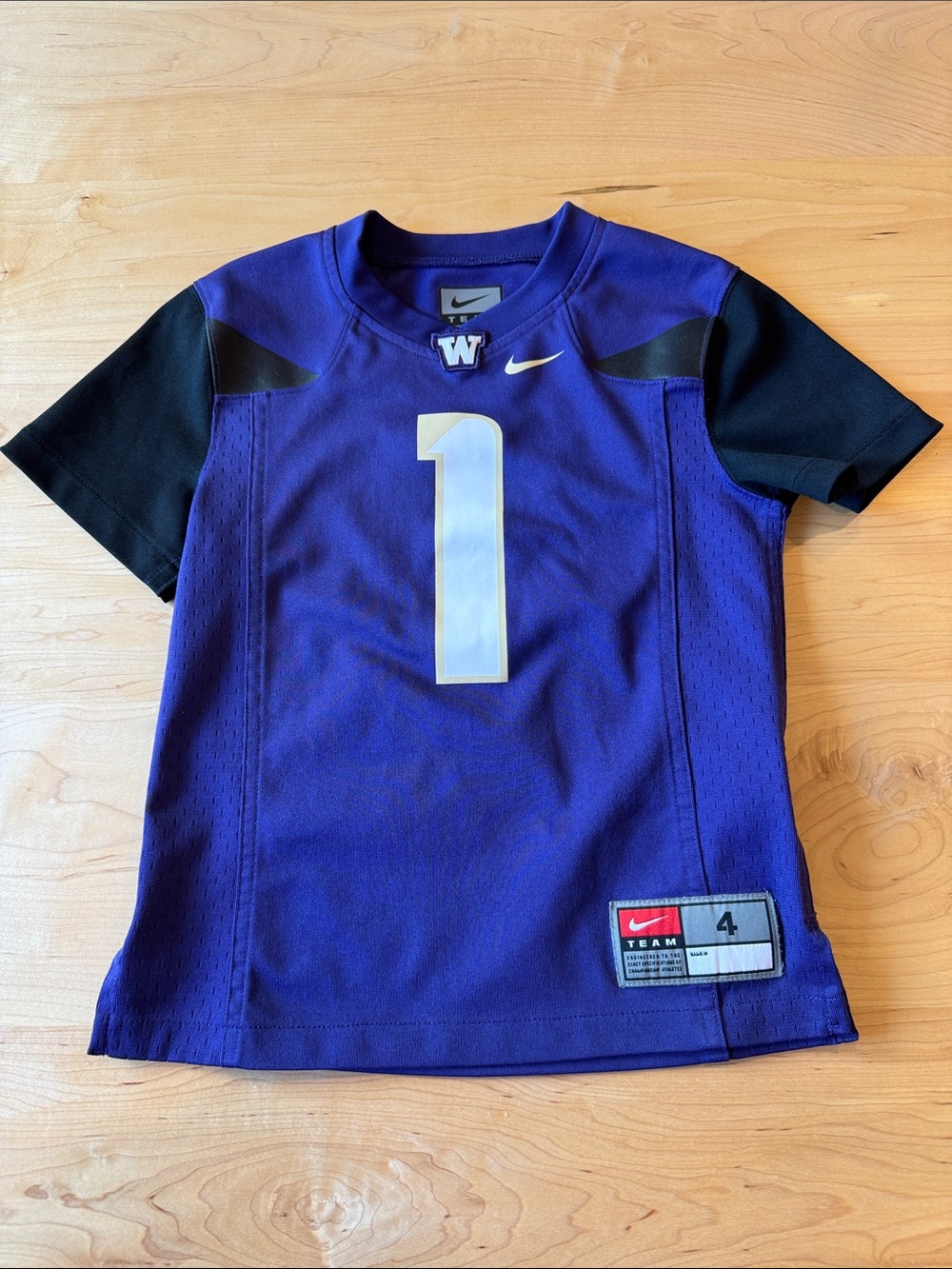 Kids Nike University of Washington UW Huskies Football Jersey 4